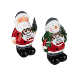 Christmas Ceramic Figure with LED lights